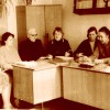 Слева направо: Т.С. Зыкова, М.Ф. Титова, А.Г. Зикеев, И.В. Колтуненко, В.Б. Сухова, Э.Н. Хотеева, В.И. Бельтюков.