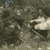 Галина Лазаревна с воспитанниками Люблинского интерната для глухих детей. 1950-е годы.